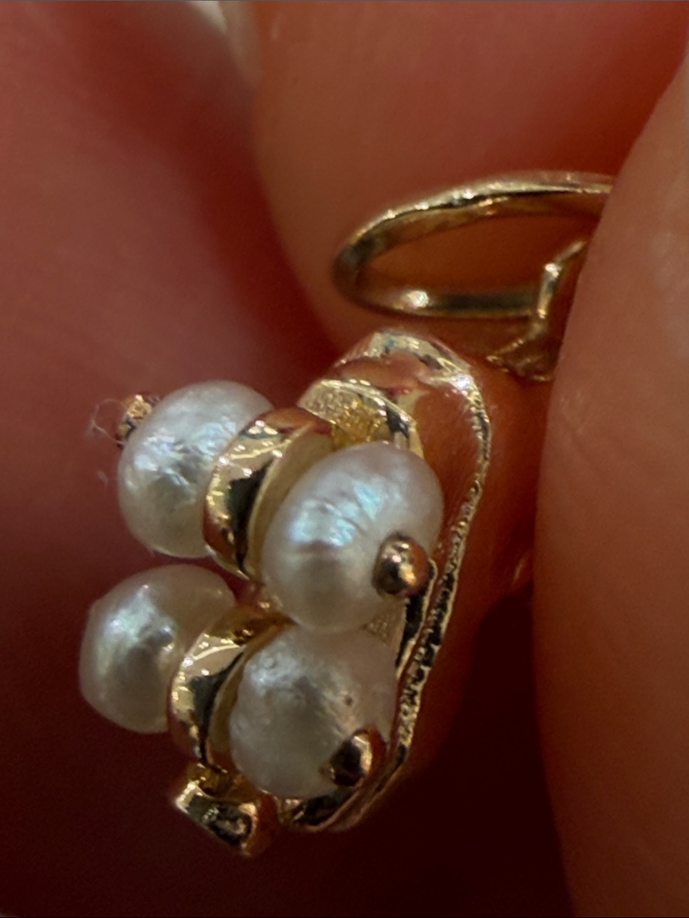 CATBIRD Pearl-Twirl Roller Skate Charm 14k Yellow Gold TINY roller skate charm - Picture 4 of 10